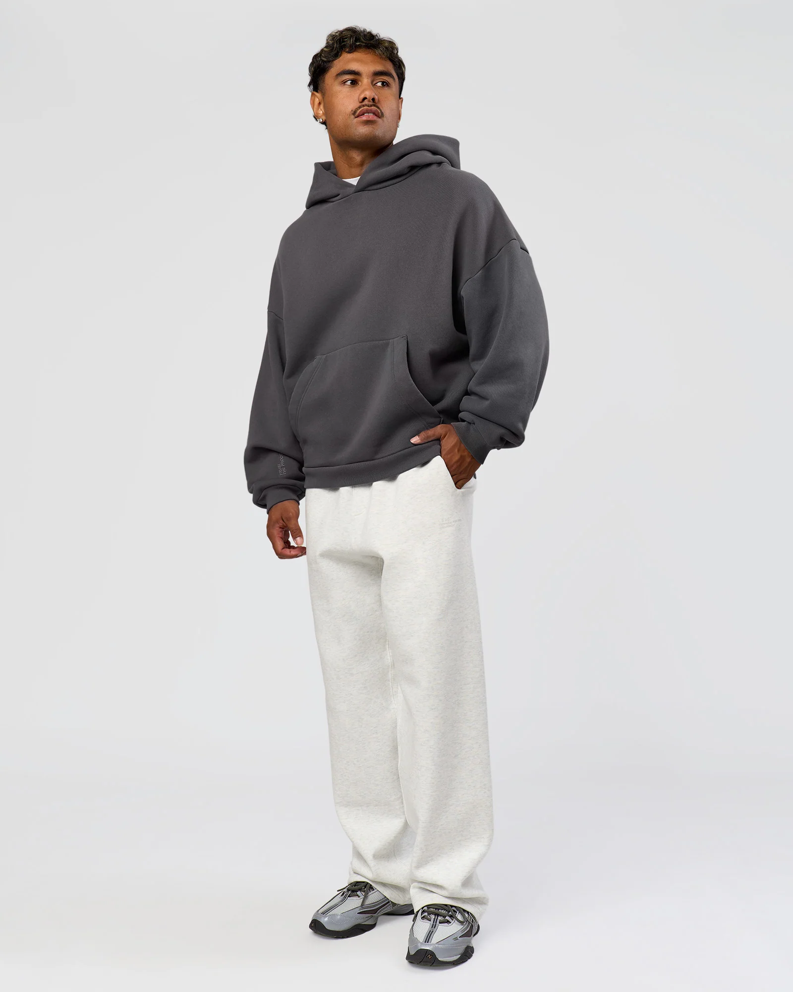 Memory In Motion Ultra Heavyweight Washed Hoodie - Dark Storm Washed