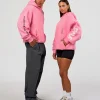 CFT BNE 26 Unisex Oversized Hoodie - Candy Pink-Black