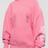 CFT BNE 26 Unisex Oversized Hoodie - Candy Pink-Black