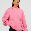 CFT BNE 26 Unisex Oversized Hoodie - Candy Pink-Black