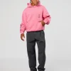 CFT BNE 26 Unisex Oversized Hoodie - Candy Pink-Black