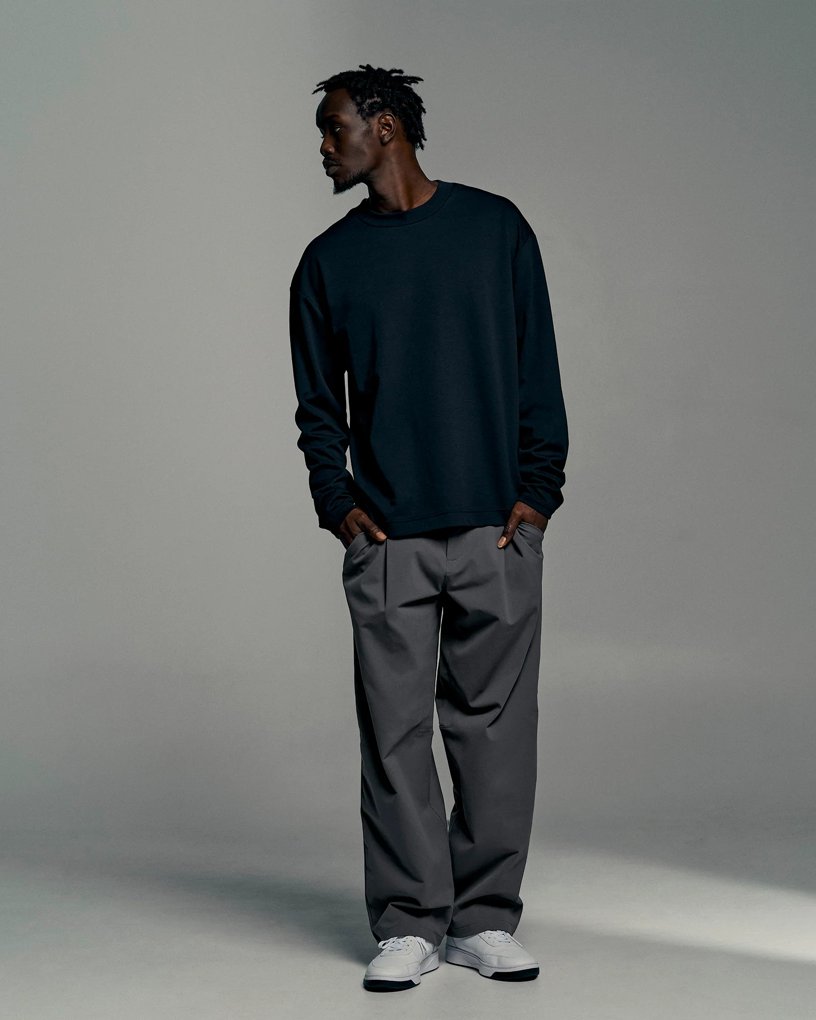 All Day ZeroCrease™ Wide Leg Pant - Dark Storm