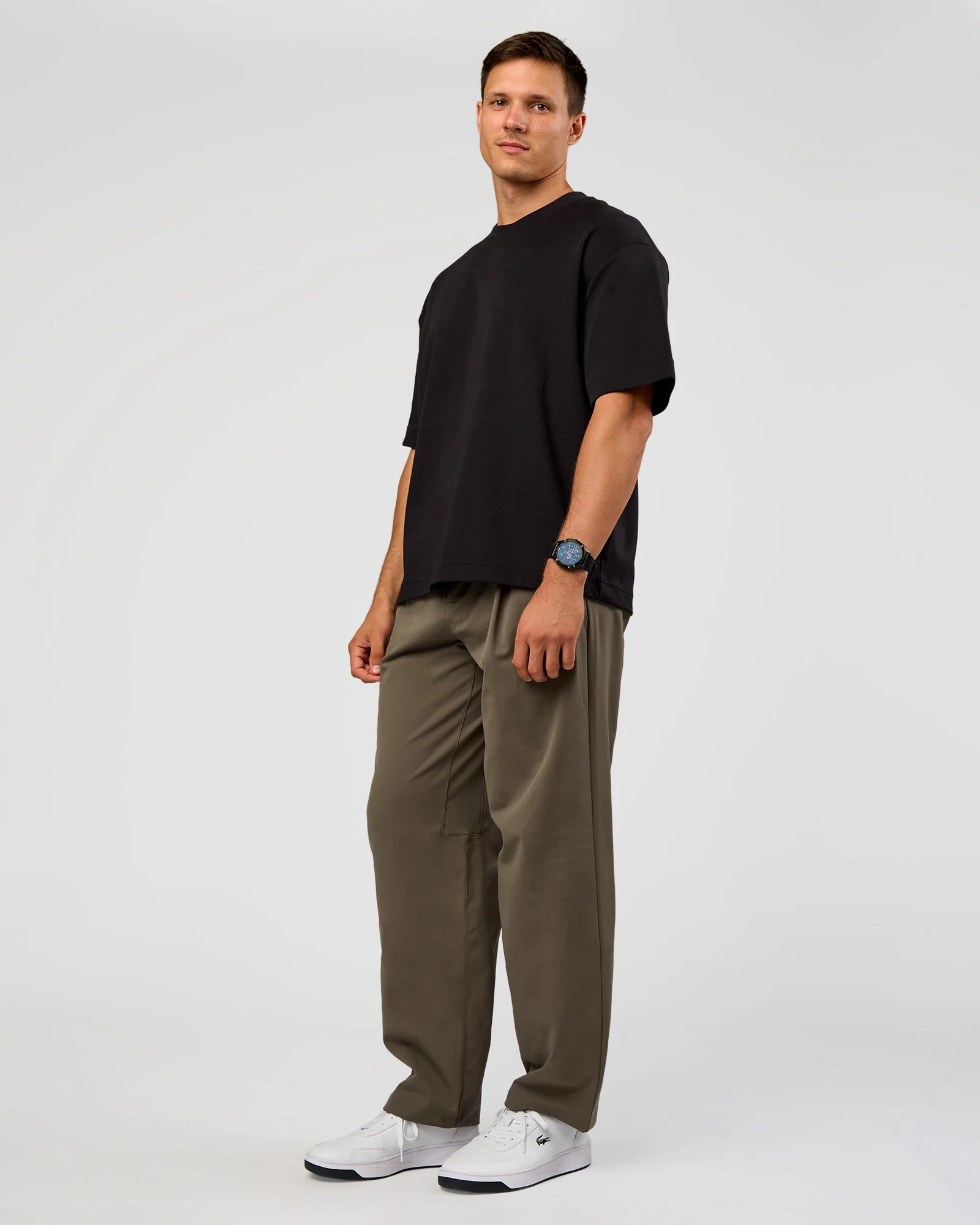 All Day ZeroCrease™ Wide Leg Pant - Walnut Grey
