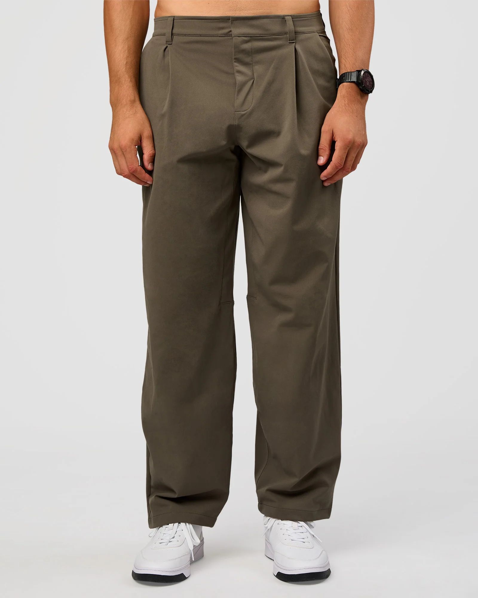 All Day ZeroCrease™ Wide Leg Pant - Walnut Grey