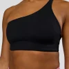 Muse Asymmetric  Sports bra - Black