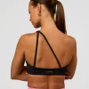 Muse Asymmetric  Sports bra - Black