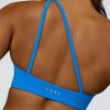 Muse Asymmetric  Sports bra - Palace Blue