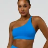 Muse Asymmetric  Sports bra - Palace Blue