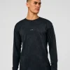 3178-power-oversized-long-sleeve-tee-black-washed-1.webp Power Oversized Long Sleeve Tee - Black Washed