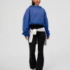 Memory In Motion Ultra Heavyweight Washed Hoodie - Electric Indigo Washed