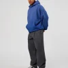 Memory In Motion Ultra Heavyweight Washed Hoodie - Electric Indigo Washed