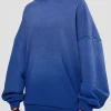 Memory In Motion Ultra Heavyweight Washed Hoodie - Electric Indigo Washed