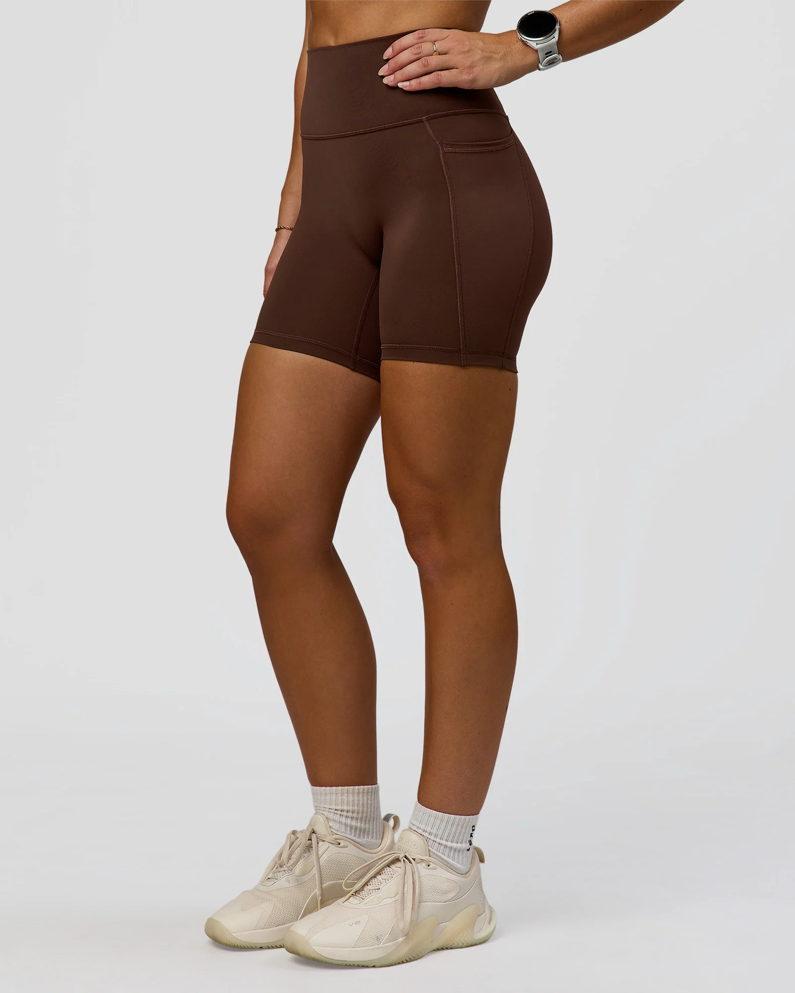 3247-cf-fusion-ultra-high-rise-6-short-pockets-hot-chocolate-9.webp CF Fusion Ultra High-Rise 6" Short Pockets - Hot Chocolate