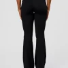 CF Fold Over High-Rise Flared Legging Tall  - Black