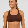 Aspire Sports Bra - Hot Chocolate