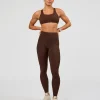 Aspire Sports Bra - Hot Chocolate