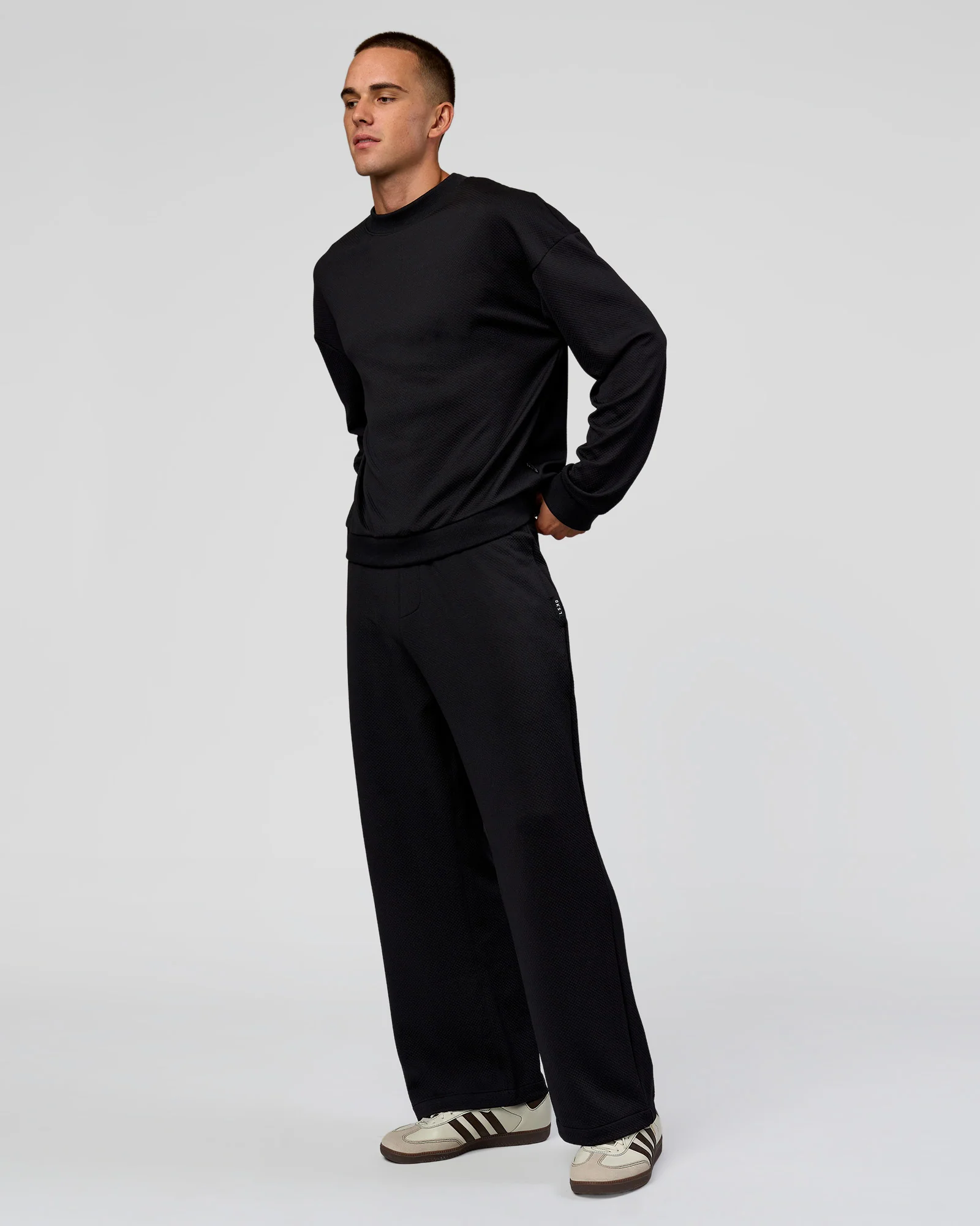 3283-everyday-elevation-waffle-wide-leg-pant-black-11.webp Everyday Elevation Waffle Wide Leg Pant - Black