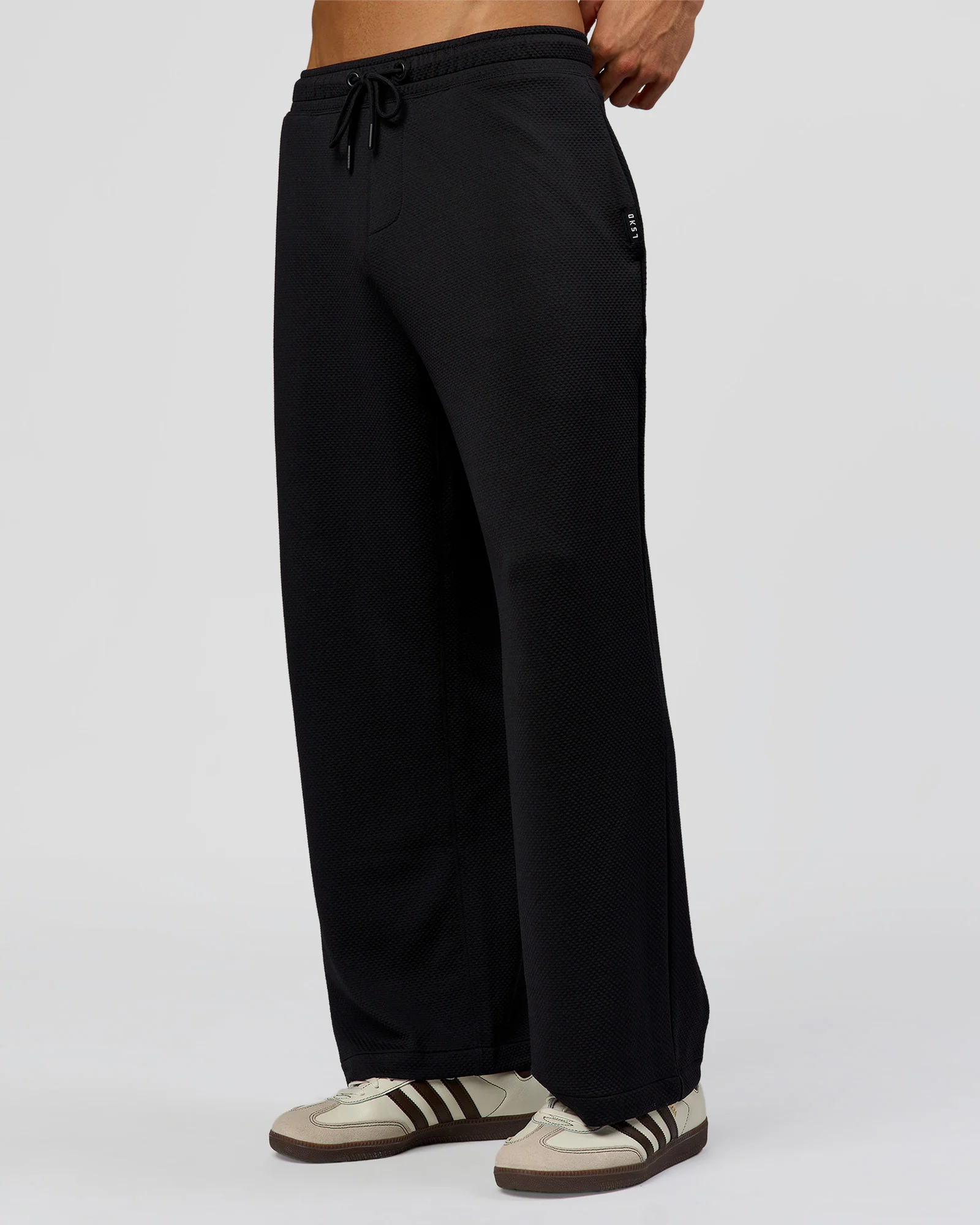 3283-everyday-elevation-waffle-wide-leg-pant-black-5.webp Everyday Elevation Waffle Wide Leg Pant - Black