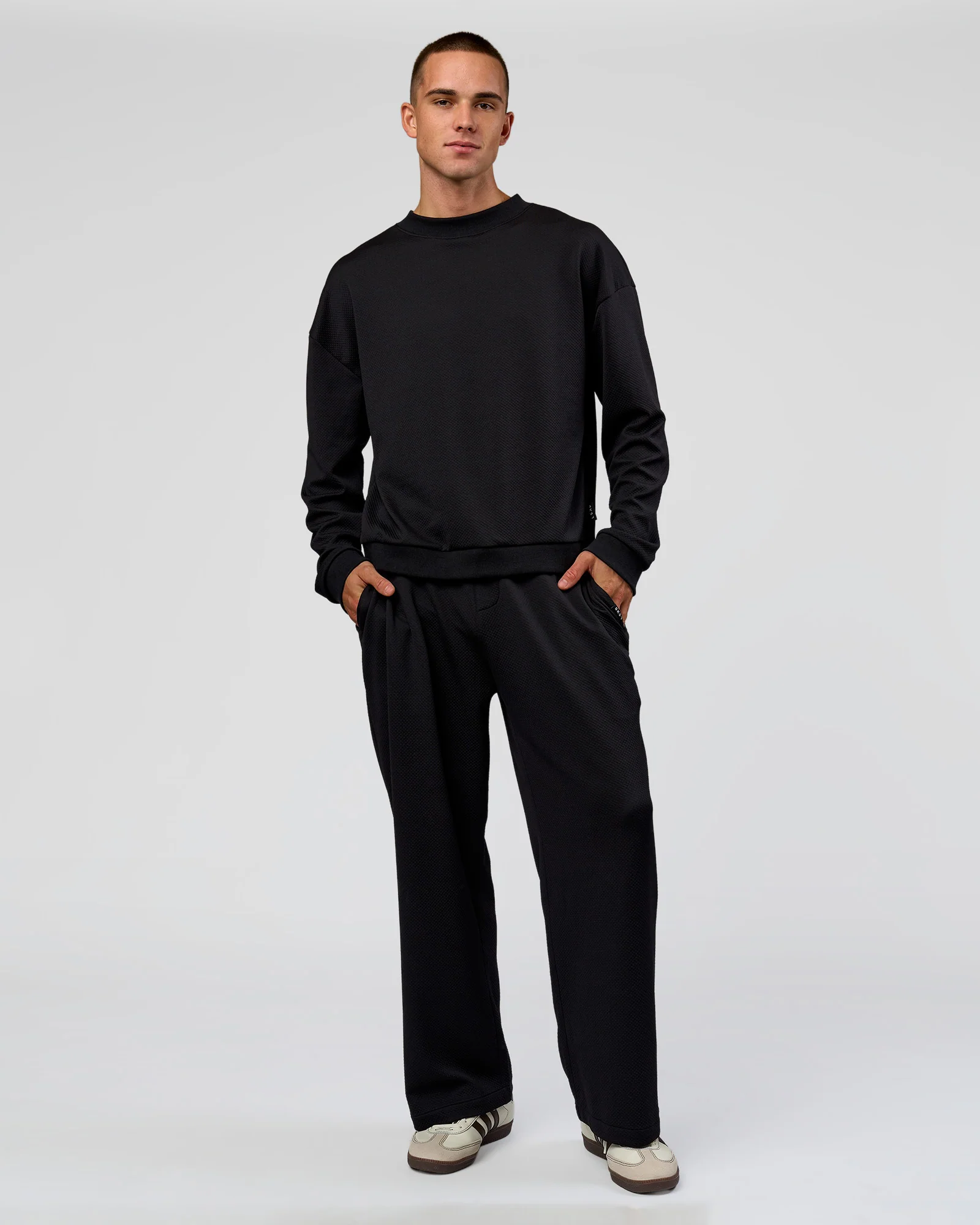 3283-everyday-elevation-waffle-wide-leg-pant-black-8.webp Everyday Elevation Waffle Wide Leg Pant - Black