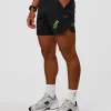 Lift 6" Short - Black-Sugar Plum Lime
