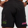 Lift 6" Short - Black-Sugar Plum Lime