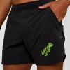 Lift 6" Short - Black-Sugar Plum Lime