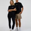 1% Better Every Day EST FLXCotton Oversized Tee - Black