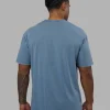 3473-base-flxcotton-tee-oversized-elemental-blue-washed-3.webp Base FLXCotton Tee Oversized - Elemental Blue Washed