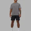 Base FLXCotton Tee Oversized - Storm Front Washed