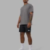 Base FLXCotton Tee Oversized - Storm Front Washed