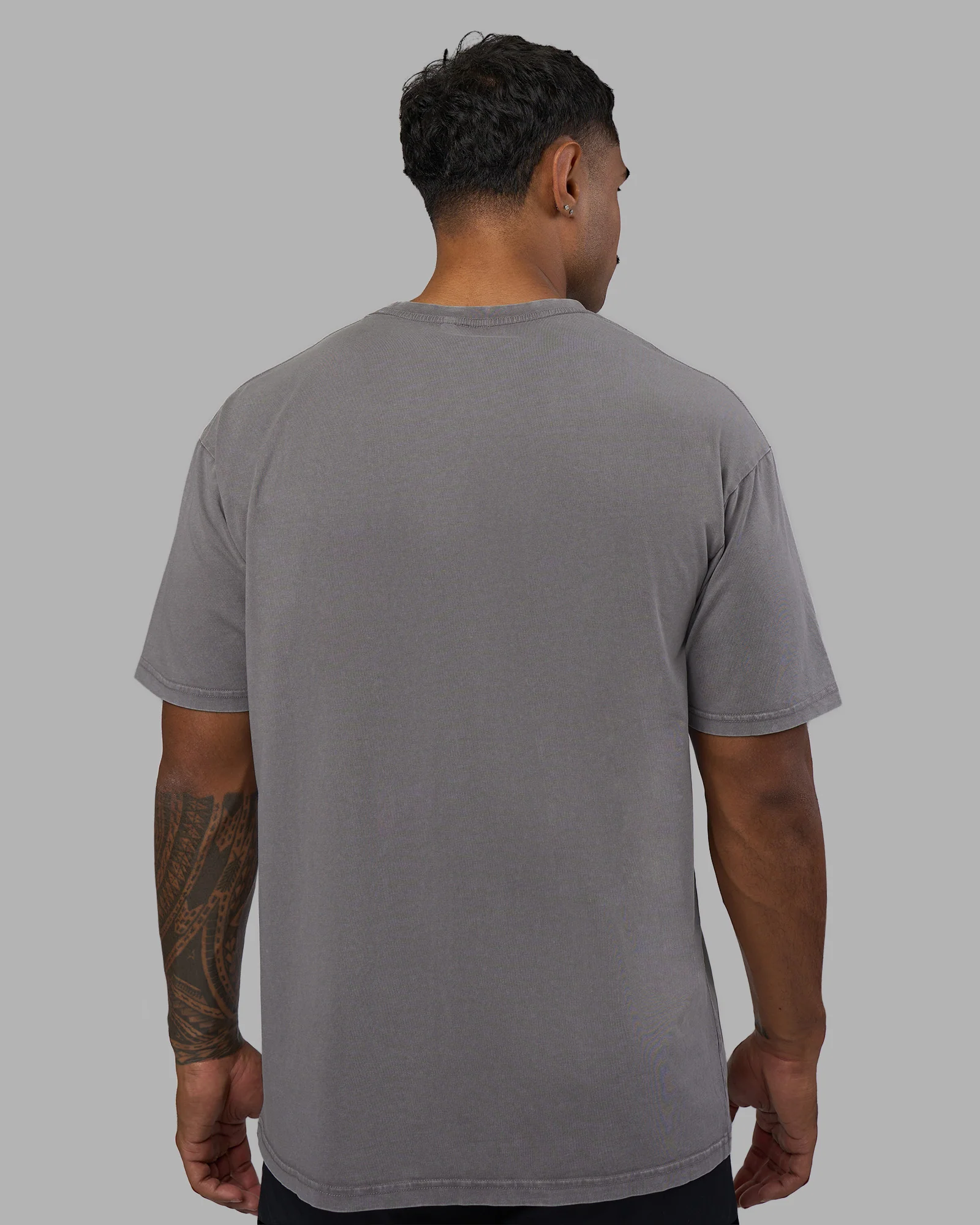 Base FLXCotton Tee Oversized - Storm Front Washed
