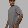 Base FLXCotton Tee Oversized - Storm Front Washed