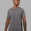 Base FLXCotton Tee - Storm Front Washed