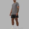Base FLXCotton Tee - Storm Front Washed
