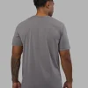 Base FLXCotton Tee - Storm Front Washed