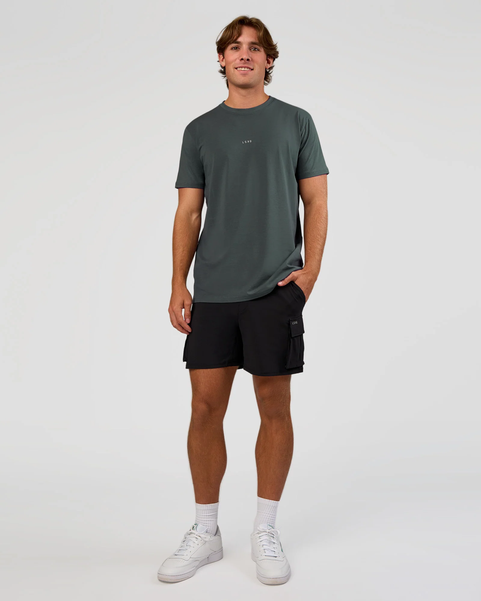 Base FLXCotton Tee - Dark Slate