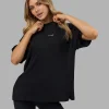 3524-go-to-flxcotton-oversized-tee-black-white-1.webp Go-To FLXCotton Oversized Tee - Black-White