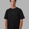 3524-go-to-flxcotton-oversized-tee-black-white-7.webp Go-To FLXCotton Oversized Tee - Black-White