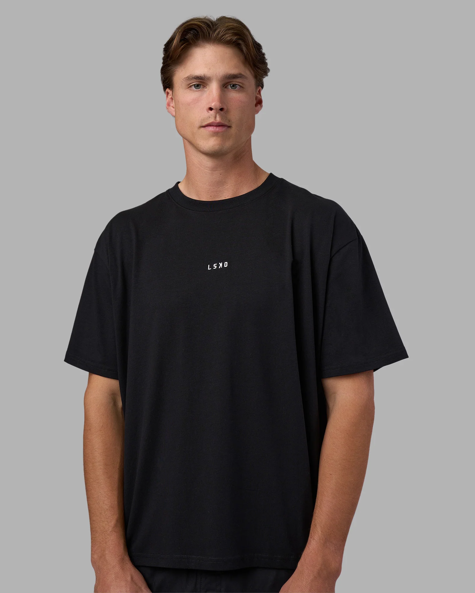 3524-go-to-flxcotton-oversized-tee-black-white-7.webp Go-To FLXCotton Oversized Tee - Black-White