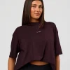 3533-go-to-flxcotton-oversized-tee-midnight-plum-white-4.webp Go-To FLXCotton Oversized Tee - Midnight Plum-White