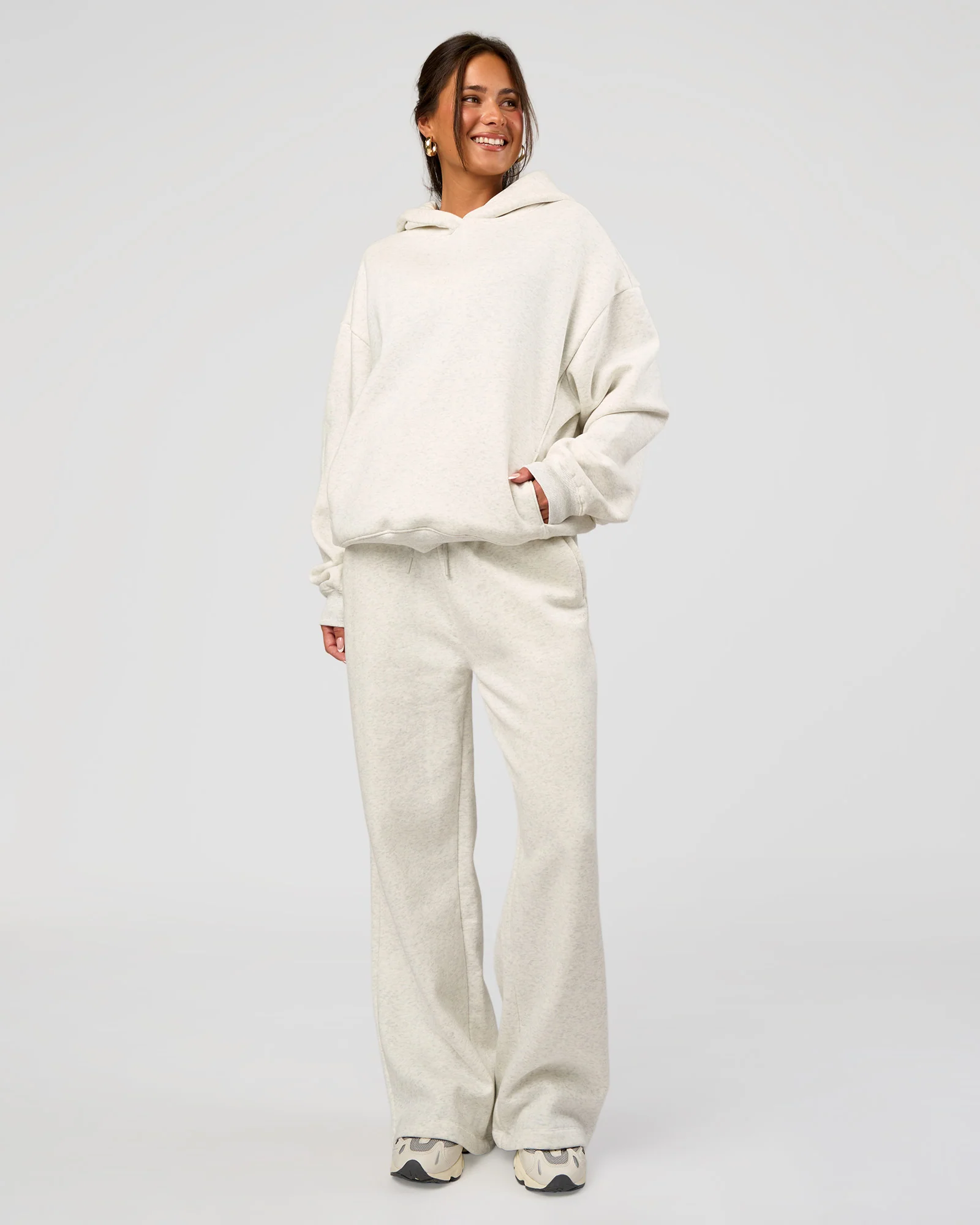 3608-go-to-oversized-hoodie-silver-marl-2.webp Go-To Oversized Hoodie - Silver Marl