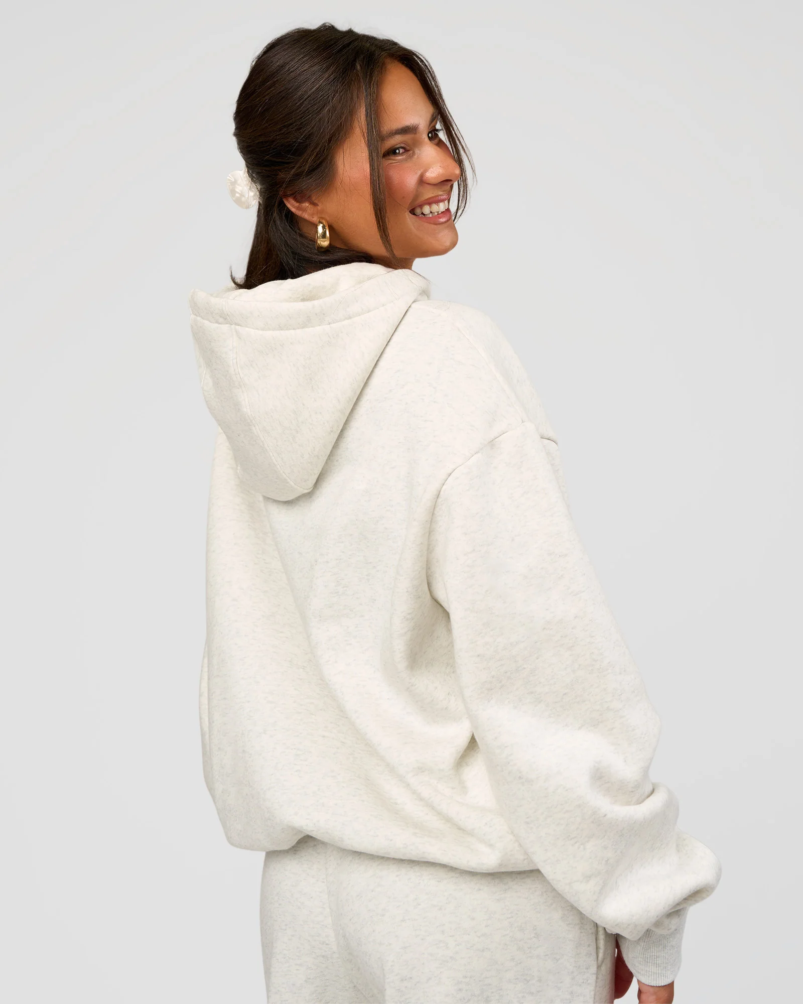 3608-go-to-oversized-hoodie-silver-marl-3.webp Go-To Oversized Hoodie - Silver Marl