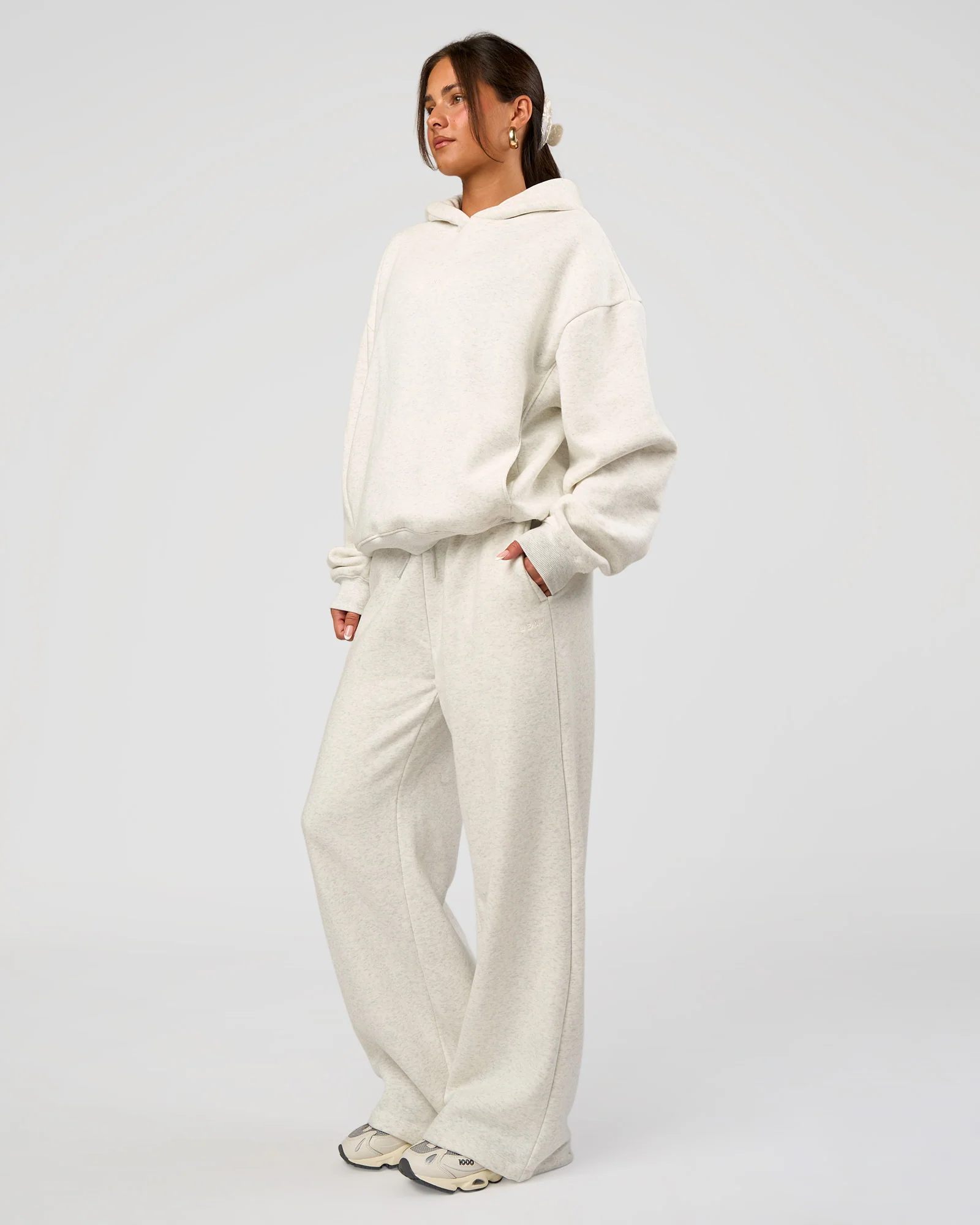 3608-go-to-oversized-hoodie-silver-marl-5.webp Go-To Oversized Hoodie - Silver Marl