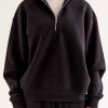 3626-go-to-oversized-quarter-zip-sweater-black-6.webp Go-To Oversized Quarter Zip Sweater - Black