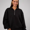 3626-go-to-oversized-quarter-zip-sweater-black-8.webp Go-To Oversized Quarter Zip Sweater - Black