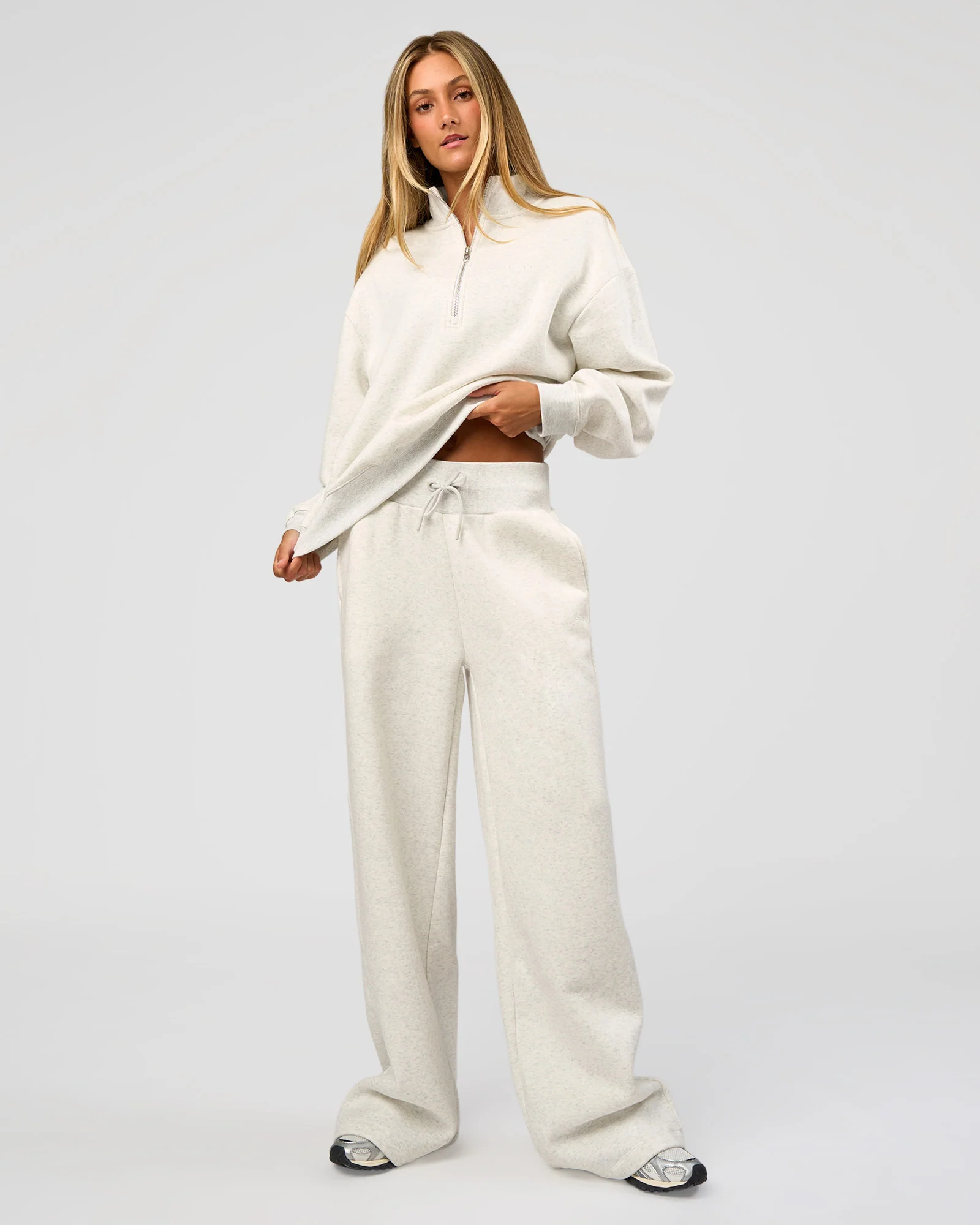3635-go-to-wide-leg-track-pant-tall-silver-marl-1.webp Go-To Wide Leg Track Pant Tall - Silver Marl