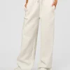 Go-To Wide Leg Track Pant Tall - Silver Marl