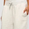 Go-To Wide Leg Track Pant Tall - Silver Marl