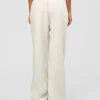 Go-To Wide Leg Track Pant Tall - Silver Marl