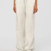 Go-To Wide Leg Track Pant Tall - Silver Marl